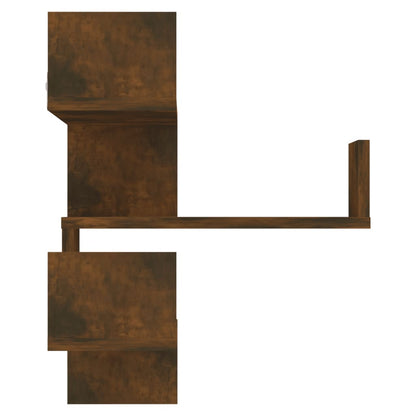 Scaffale Parete Angolo Rovere Anticato 40x40x50cm Multistrato | homemem39