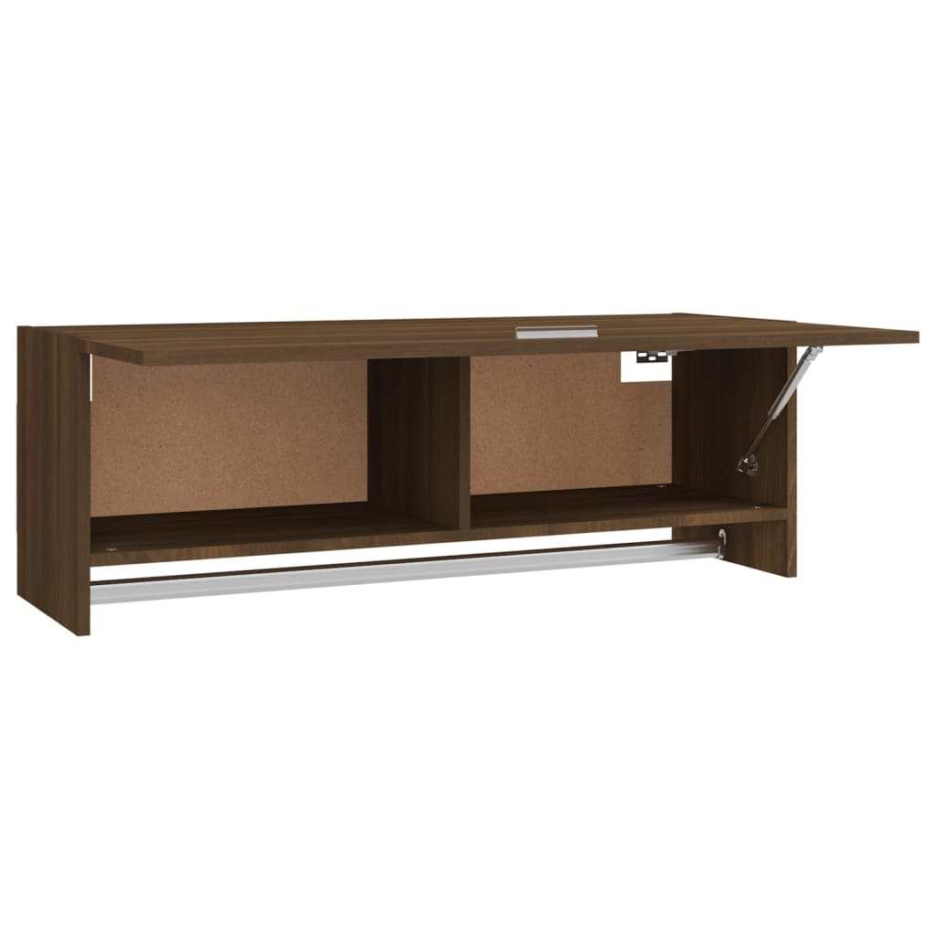 Armadio Rovere Marrone 100x32,5x35 cm in Legno Ingegnerizzato - homemem39