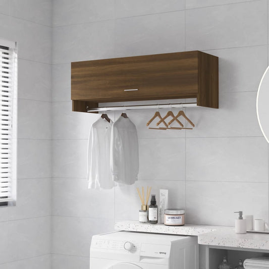 Armadio Rovere Marrone 100x32,5x35 cm in Legno Ingegnerizzato - homemem39