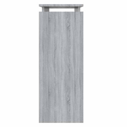 Tavolino Consolle Grigio Sonoma 80x30x80 cm Legno Multistrato | homemem39