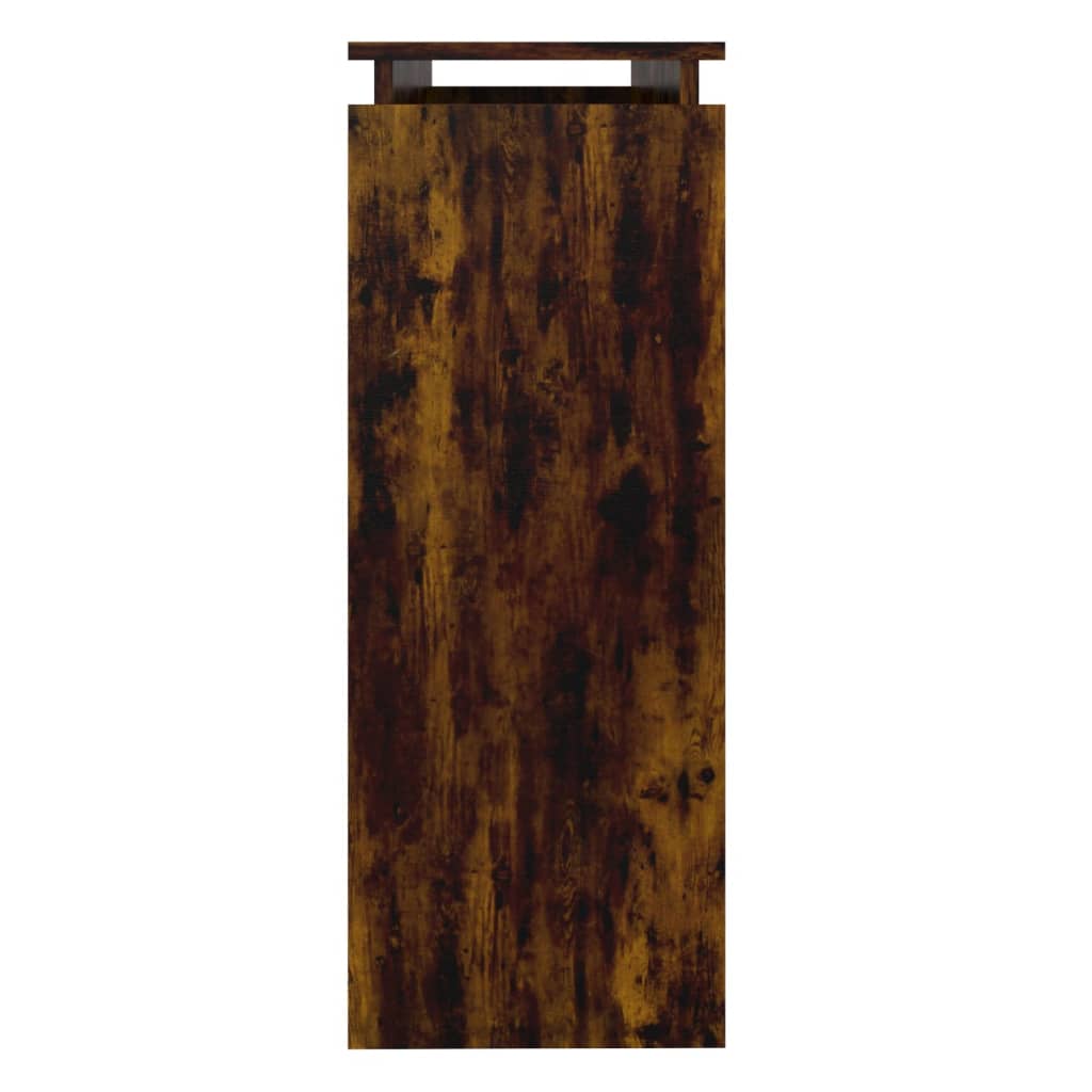 Tavolino Consolle Rovere Fumo 102x30x80 cm in Legno Multistrato | homemem39