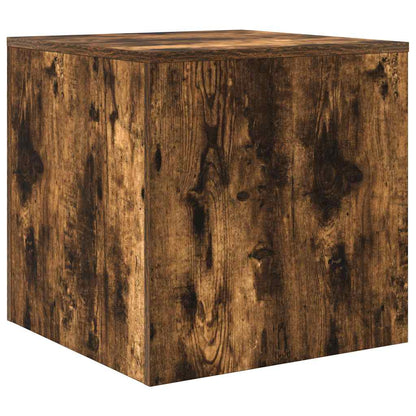 Tavolini Impilabili 3 pz Rovere Fumo in Legno Multistrato | homemem39