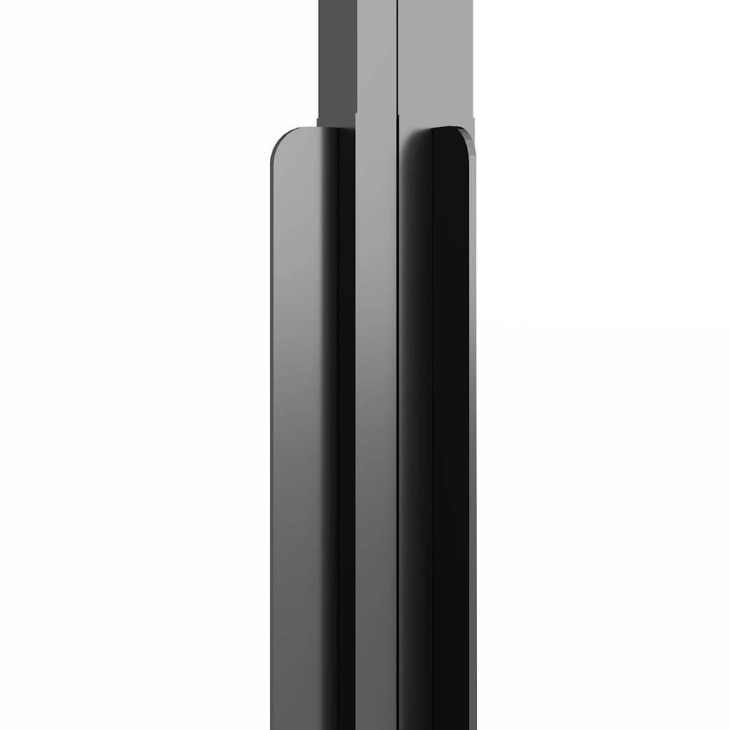 Cabina Doccia ESG Semi Smerigliato 80x70x180 cm Nera | homemem39