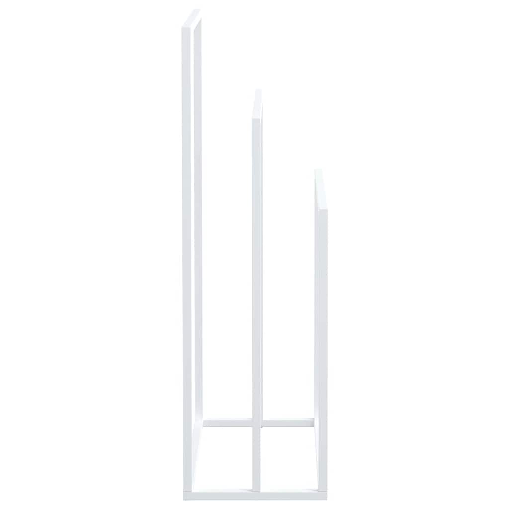 Portasciugamani da Pavimento Bianco 48x24x79cm in Ferro | homemem39