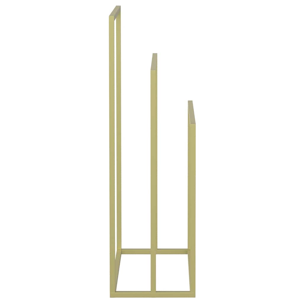 Portasciugamani da Pavimento Oro 48x24x79cm in Ferro
