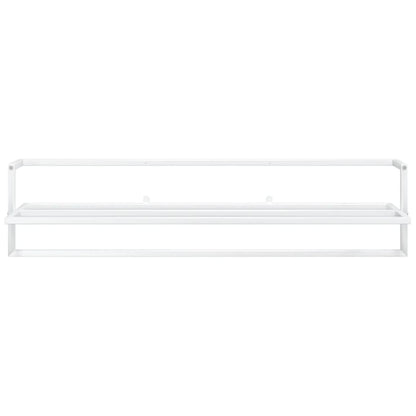 Portasciugamani Bianco 95x25x22 cm in Ferro - homemem39