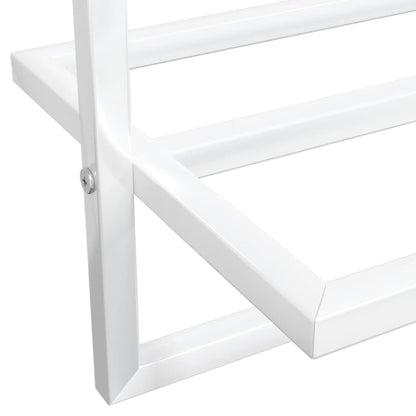 Portasciugamani Bianco 95x25x22 cm in Ferro - homemem39