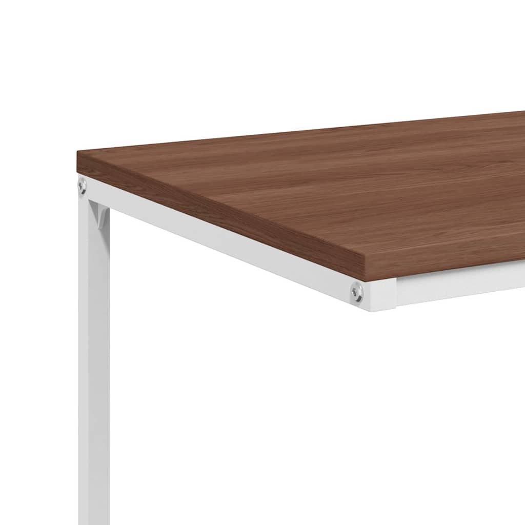 Tavolino da Salotto Bianco 55x35x66 cm in Legno Multistrato | homemem39