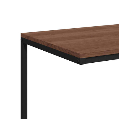 Tavolino con Ruote Nero 55x35x70 cm in Legno Multistrato | homemem39