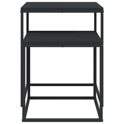 Set di Tavolini 2 pz in Legno Multistrato e Metallo | homemem39