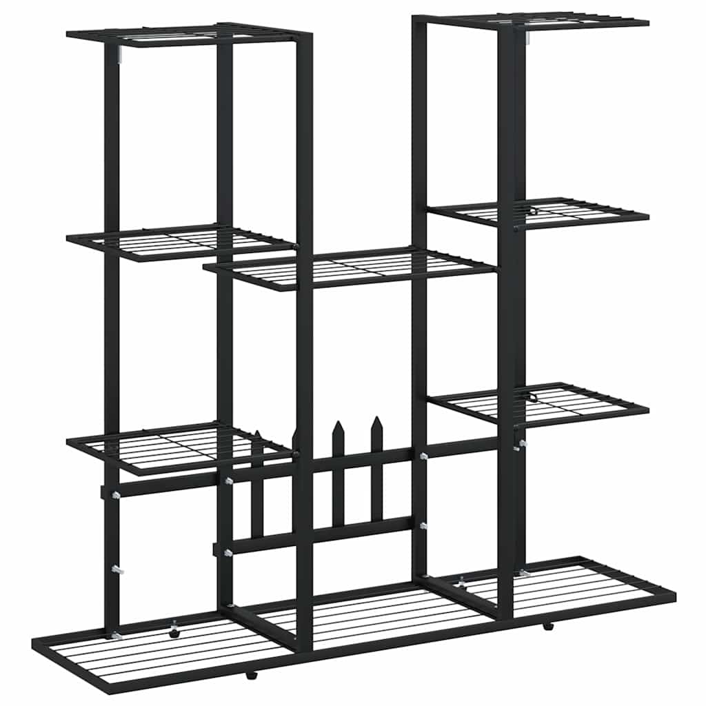 Portafiori 94,5x25x89 cm Ferro Nero