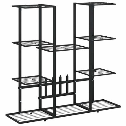 Portafiori 94,5x25x89 cm Ferro Nero