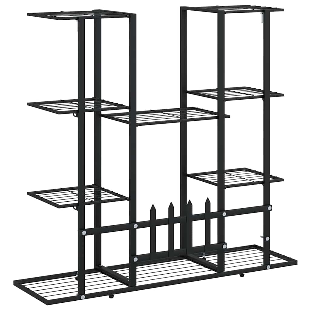 Portafiori 94,5x25x89 cm Ferro Nero