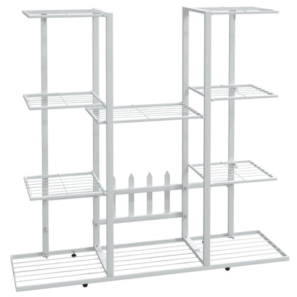 Portafiori 94,5x25x89 cm Ferro Bianco - homemem39