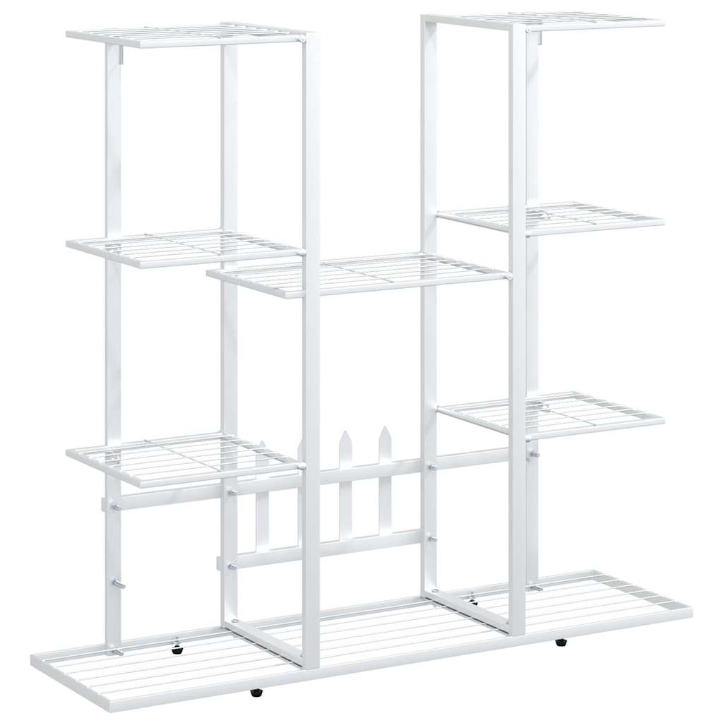 Portafiori 94,5x25x89 cm Ferro Bianco