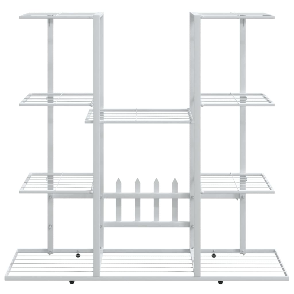 Portafiori 94,5x25x89 cm Ferro Bianco - homemem39