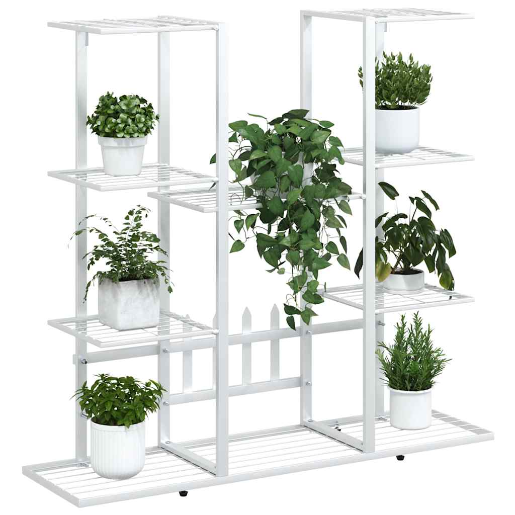 Portafiori 94,5x25x89 cm Ferro Bianco