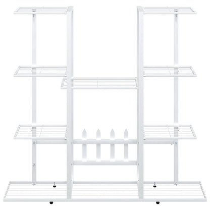 Flower holder 94.5x25x89 cm White Iron