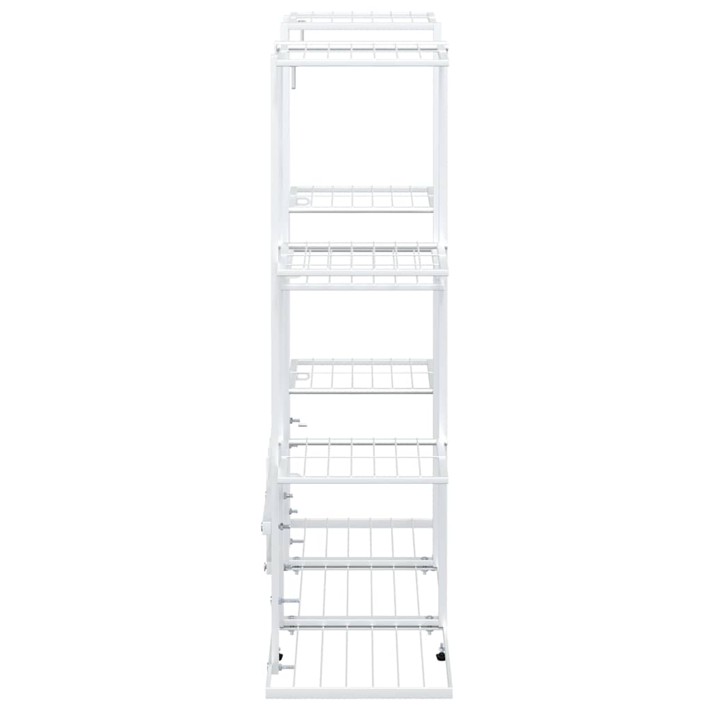 Portafiori 94,5x25x89 cm Ferro Bianco