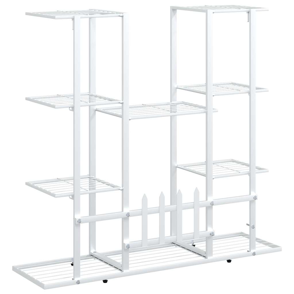 Portafiori 94,5x25x89 cm Ferro Bianco