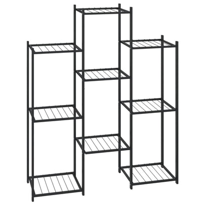 Portafiori 83x25x100 cm Ferro Nero - homemem39
