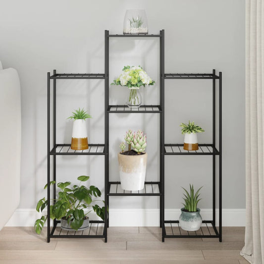 Portafiori 83x25x100 cm Ferro Nero - homemem39