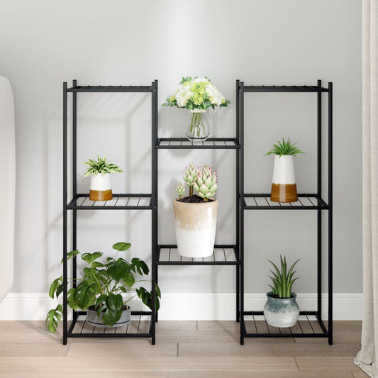 Portafiori 83x25x80 cm Nero in Ferro - homemem39