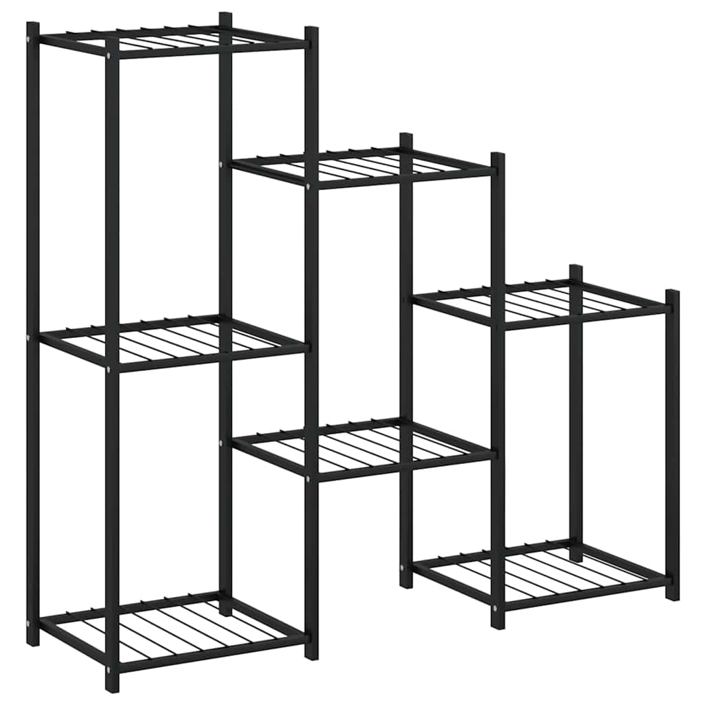 Flower holder 83x25x80 cm Black in Iron