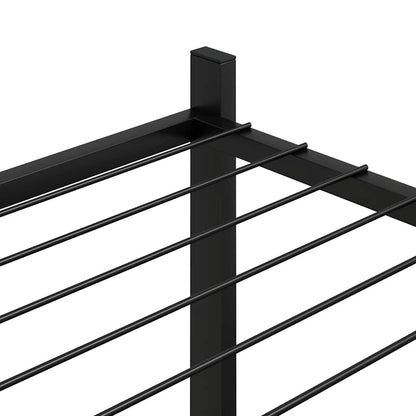 Flower holder 83x25x80 cm Black in Iron