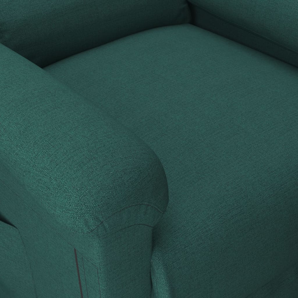 Poltrona Alzapersona Verde Scuro Tessuto