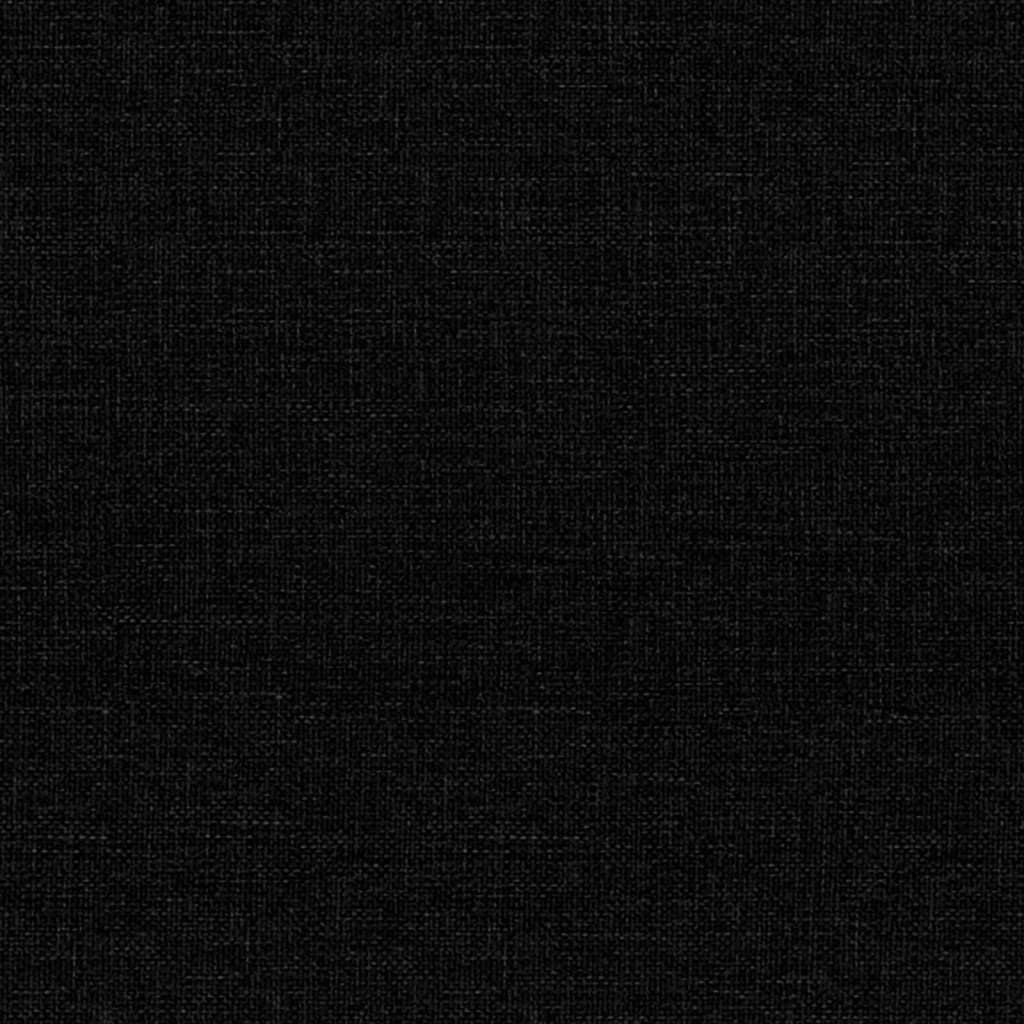 Poltrona ad Ala Reclinabile Elettrica Nera in Tessuto - homemem39