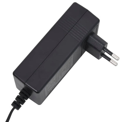 Poltrona Elettrica Reclinabile Grigio Scuro in Vera Pelle