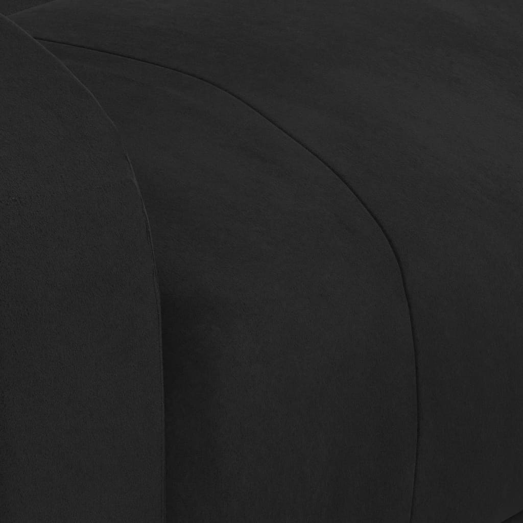 Poltrona Elettrica Reclinabile Nera in Tessuto - homemem39