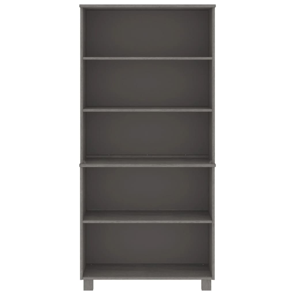 Credenza HAMAR in Legno Massello di Pino Grigio Chiaro - homemem39