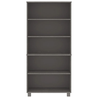 Credenza HAMAR in Legno Massello di Pino Grigio Chiaro - homemem39