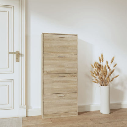 Scarpiera Rovere 59x17x150 cm in Legno Multistrato - homemem39