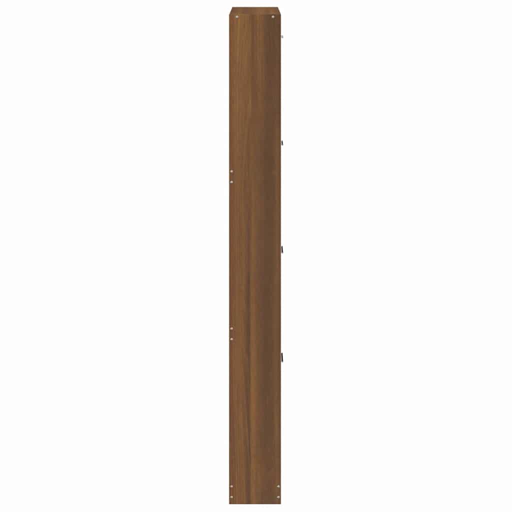 Scarpiera Rovere Marrone 59x17x150 cm in Legno Multistrato | homemem39