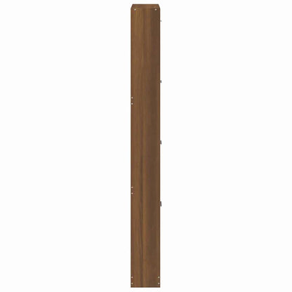 Scarpiera Rovere Marrone 59x17x150 cm in Legno Multistrato | homemem39