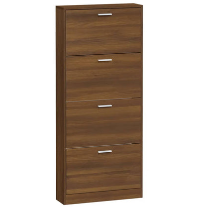 Scarpiera Rovere Marrone 59x17x150 cm in Legno Multistrato - homemem39