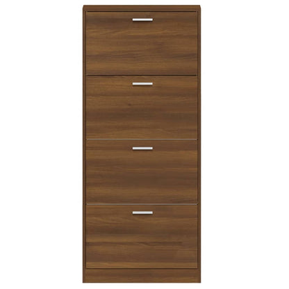 Scarpiera Rovere Marrone 59x17x150 cm in Legno Multistrato - homemem39
