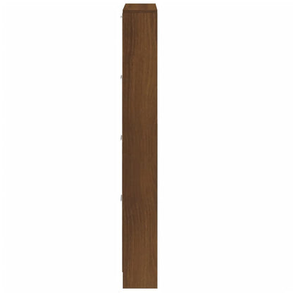 Scarpiera Rovere Marrone 59x17x150 cm in Legno Multistrato - homemem39