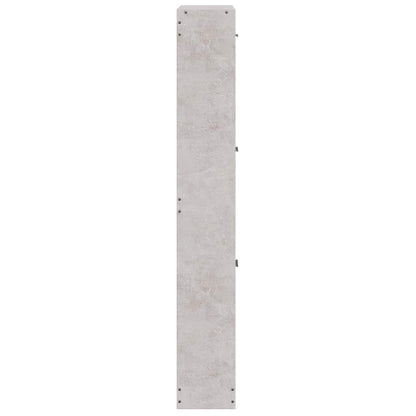 Scarpiera Grigio Cemento 59x17x108 cm in Legno Multistrato | homemem39