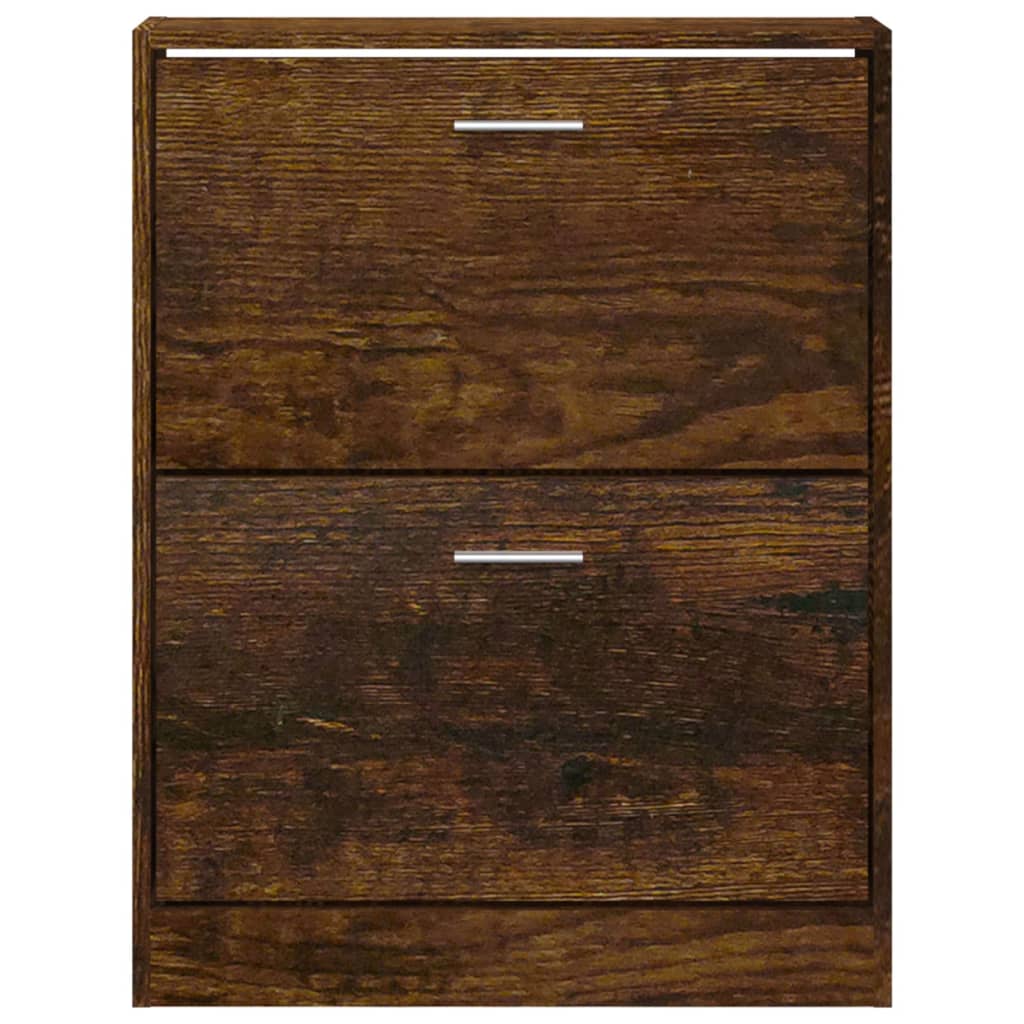 Scarpiera Rovere Fumo 59x17x81 cm in Legno Multistrato - homemem39