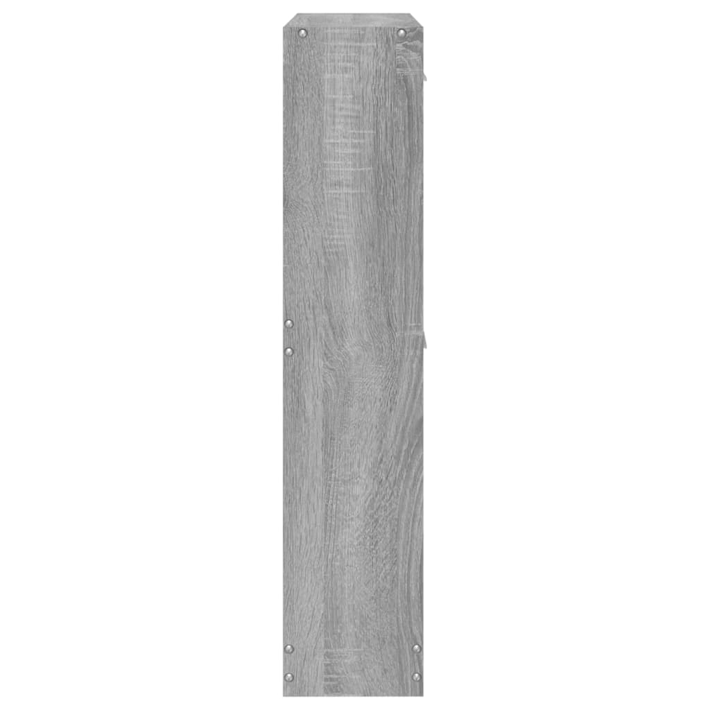 Scarpiera Grigio Sonoma 59x17x81 cm in Legno Multistrato - homemem39