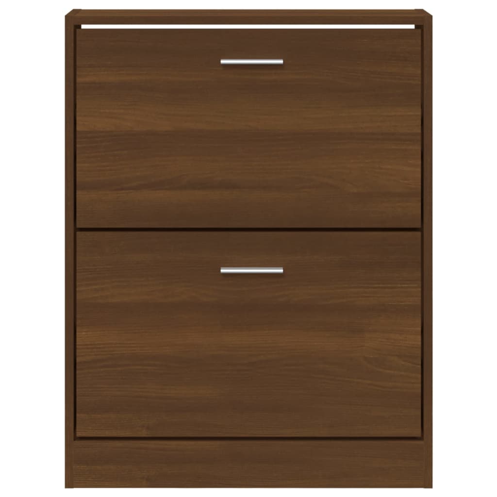 Scarpiera Rovere Marrone 59x17x81 cm in Legno Multistrato - homemem39