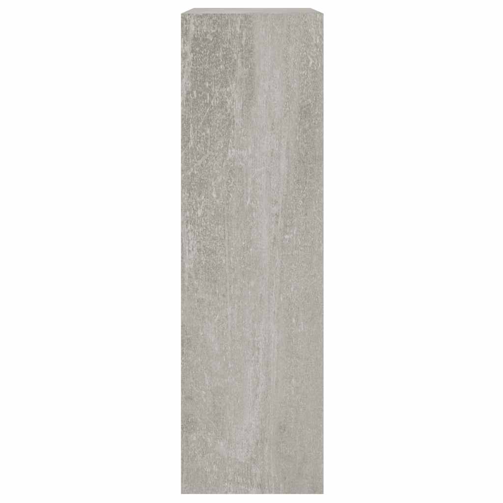 Scarpiera Grigio Cemento 63x24x81 cm in Legno Multistrato | homemem39