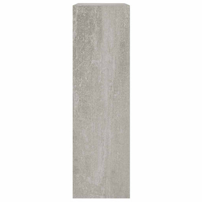 Scarpiera Grigio Cemento 63x24x81 cm in Legno Multistrato | homemem39