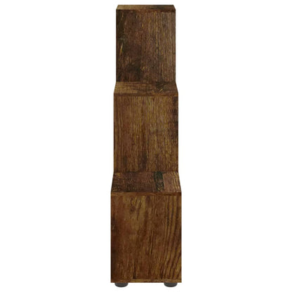 Libreria a Scala Rovere Fumo 107 cm in Legno Multistrato | homemem39