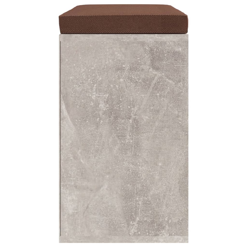 Scarpiera Grigio Cemento 103x30x48 cm in Legno Multistrato - homemem39