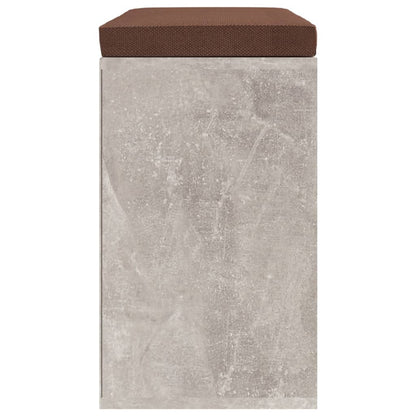 Scarpiera Grigio Cemento 103x30x48 cm in Legno Multistrato - homemem39